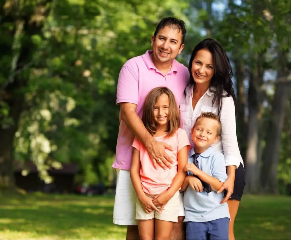Family of four